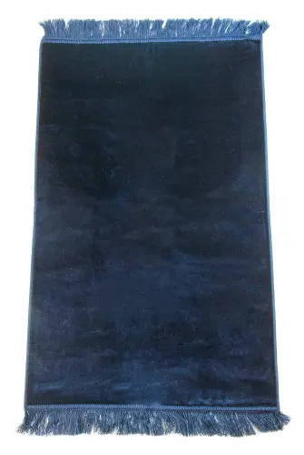 Desensiz Kadife Seccade Lacivert 