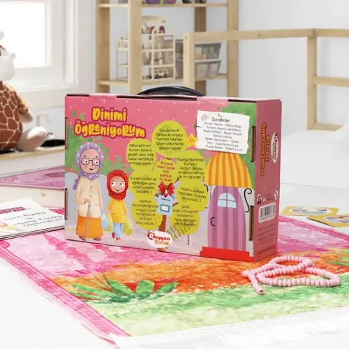 Dinimi Öğreniyorum Seti - Pembe Renk - 12 Parça - Furkan Neşriyat (1)