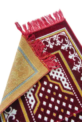 Dodya Kadife Çocuk Seccadesi - Bordo - ihvanonline (1)