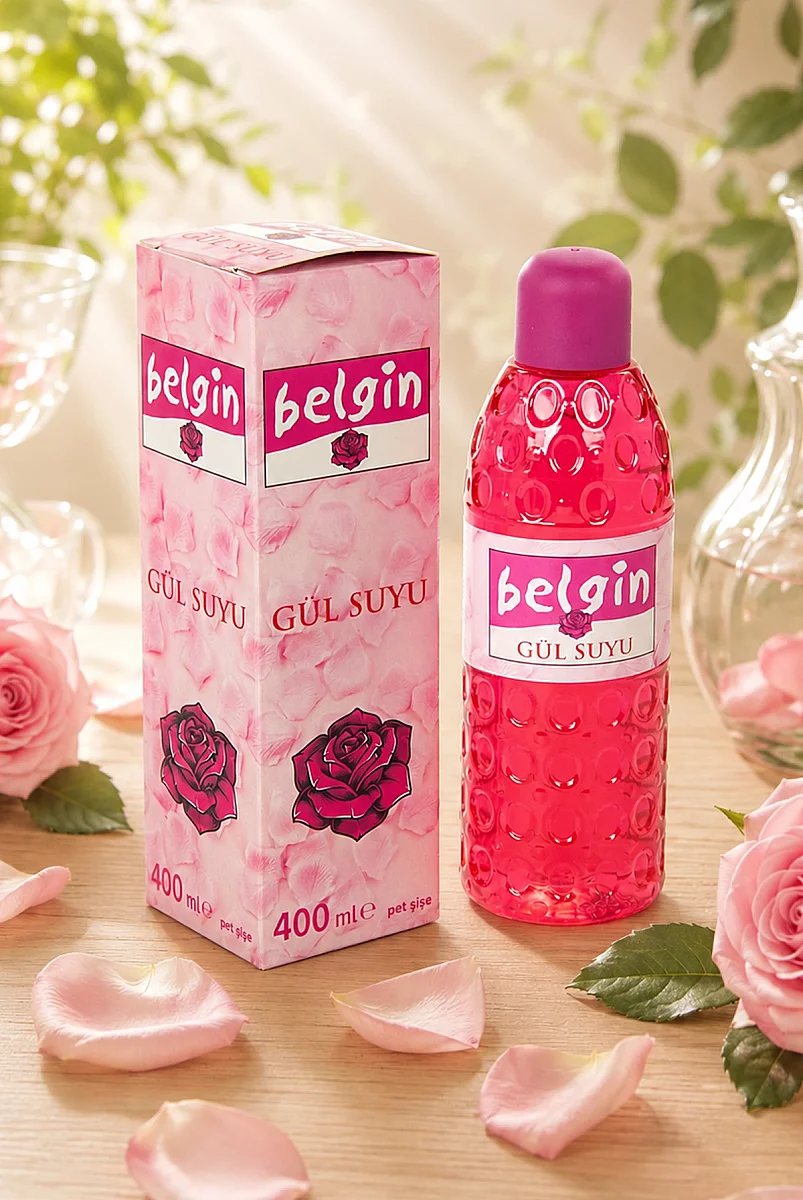 Doğal Gülsuyu 400 ml – %100 Saf Gül Suyu Yüz ve Cilt Bakımı İçin - 1