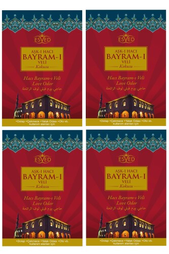 Dolap Ve Çekmece Kokusu Hacı Bayram Veli Kokusu - 4 Adet 
