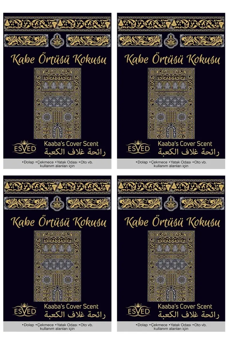 Dolap Ve Çekmece Kokusu Kabe Örtüsü Kokusu - 4 Adet - 1