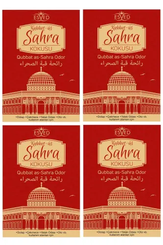 Dolap Ve Çekmece Kokusu Kubbetüs Sahra Kokusu - 4 Adet 