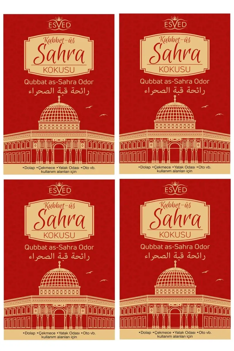 Dolap Ve Çekmece Kokusu Kubbetüs Sahra Kokusu - 4 Adet - 1