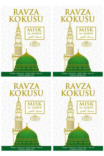 Dolap Ve Çekmece Kokusu Medine Ravza Kokusu - 4 Adet 