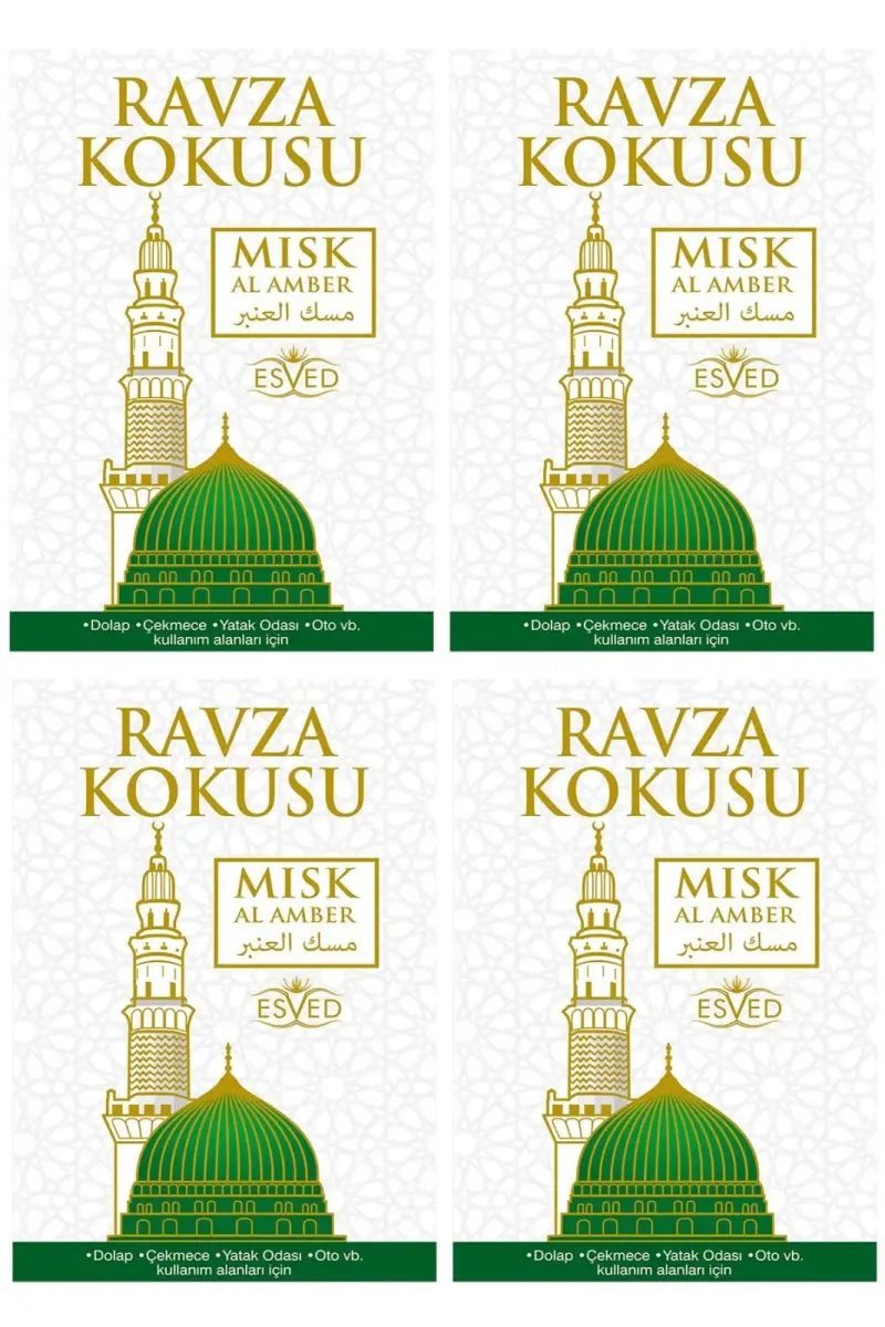 Dolap Ve Çekmece Kokusu Medine Ravza Kokusu - 4 Adet - 1