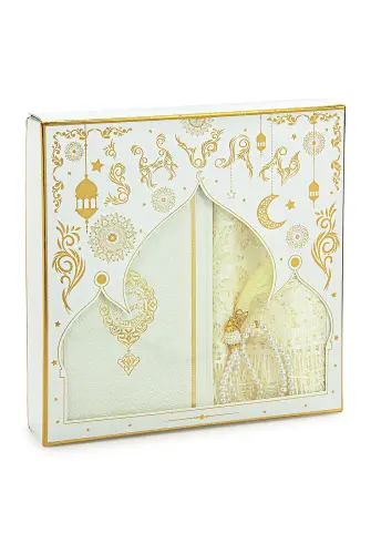 Dowry Bride Bundle Prayer Rug Set Gift Shawl Thermo Leather Quran - ihvanonline (1)