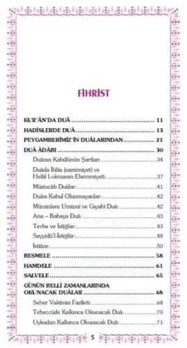 Dualar ve Zikirler - Erkam Yayınları (1)