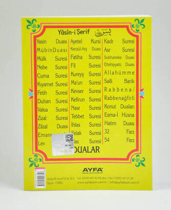 Economic 41 Yasin Book - Cep Boy - 192 Pages - Ayfa Publishing House - Mevlid Gift - 3