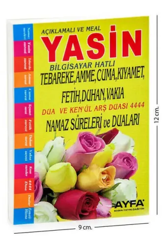 Economic 41 Yasin Book - Cep Boy - 192 Pages - Ayfa Publishing House - Mevlid Gift - 1