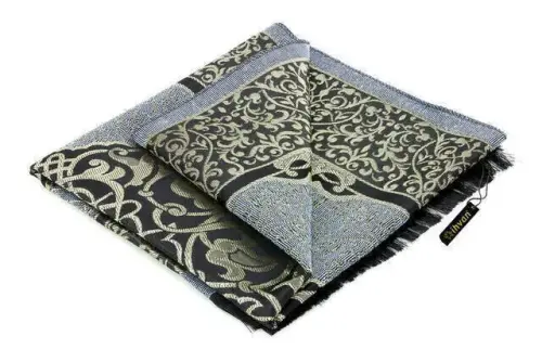 Economic Ottoman Taffeta Prayer Rug - 0150 - Blue - 4
