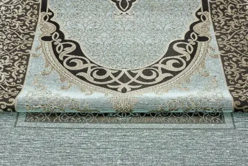 Ekonomik Osmanlı Tafta Seccade - 0150 - Yeşil - İhvan (1)