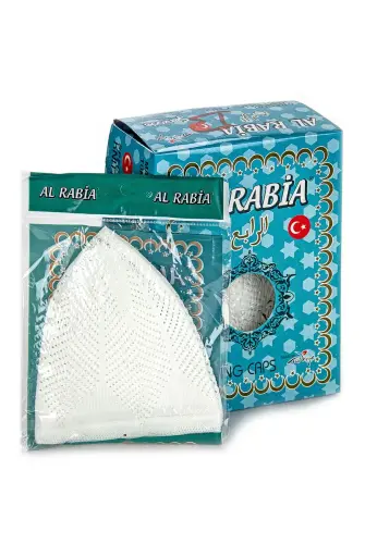 El Örgüsü Model Triko Takke 12 Adet Beyaz - ihvanonline (1)