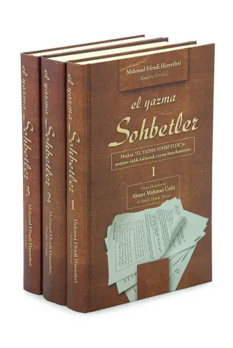 El Yazma Sohbetler - Mahmud Efendi Hazretleri - 3 Cilt Takım - 1