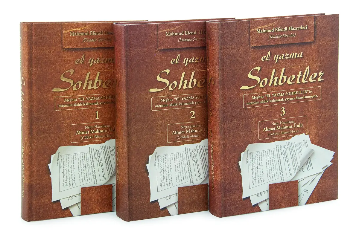El Yazma Sohbetler - Mahmud Efendi Hazretleri - 3 Cilt Takım - 3