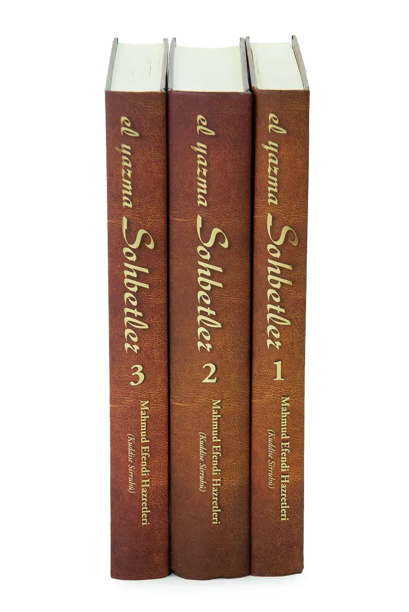 El Yazma Sohbetler - Mahmud Efendi Hazretleri - 3 Cilt Takım - 4