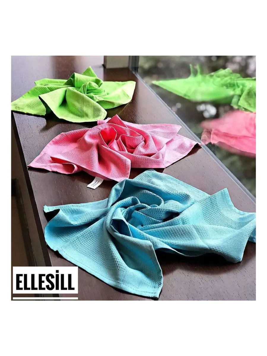 Ellesill Mikrofiber Temizlik Bezi 3 lü - 5