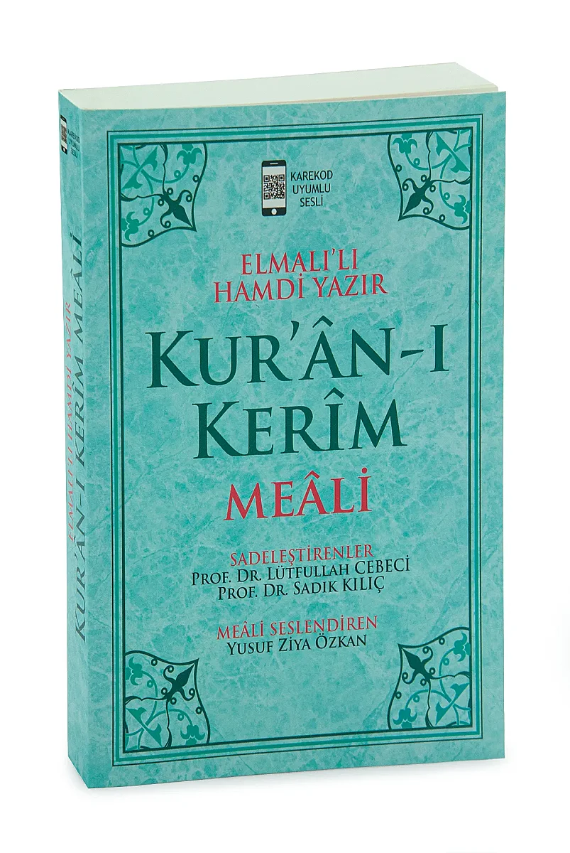 Elmalılı Hamdi Yazır Kuranı Kerim Meali Büyük Yazılı Karekodlu Mavi - 1