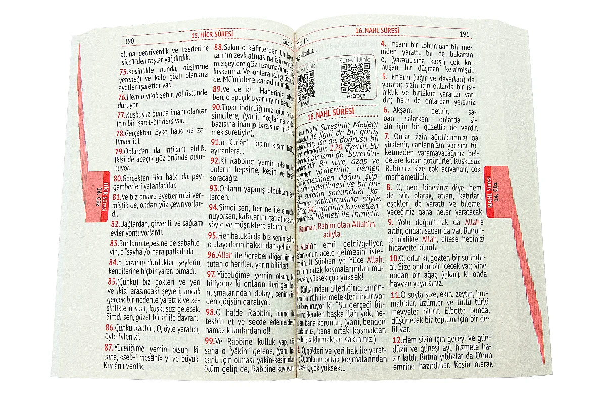 Elmalılı Hamdi Yazır Kuranı Kerim Meali Büyük Yazılı Karekodlu Mavi - 3