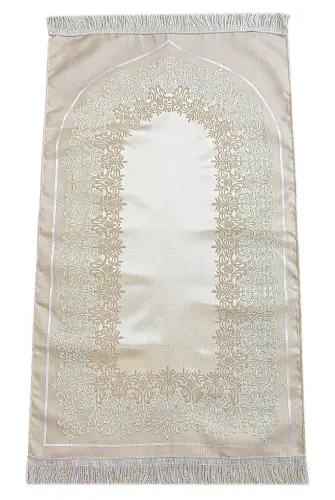 Embroidered Dowry Prayer Rug Set with Box, Groom Bride Bundle Gift Quran Set - 4