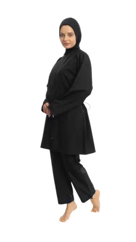 EMSA Kadın Tam Kapalı Tesettür Mayo 2025-25 Siyah - 3
