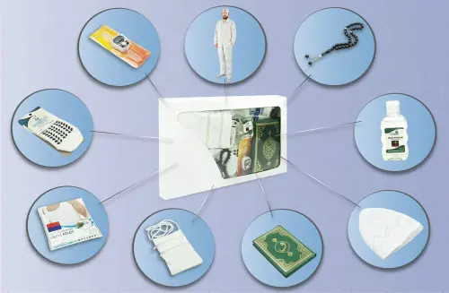 Erkek Hac Umre İhtiyaç Seti Safari Takımlı Krem - 2