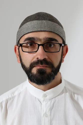 Erkek Kışlık Orlon Katlamalı Namaz Takkesi – Nokta Desenli - Kahverengi - 2