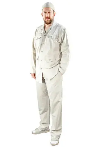Erkek Safari Takım Krem-1171 