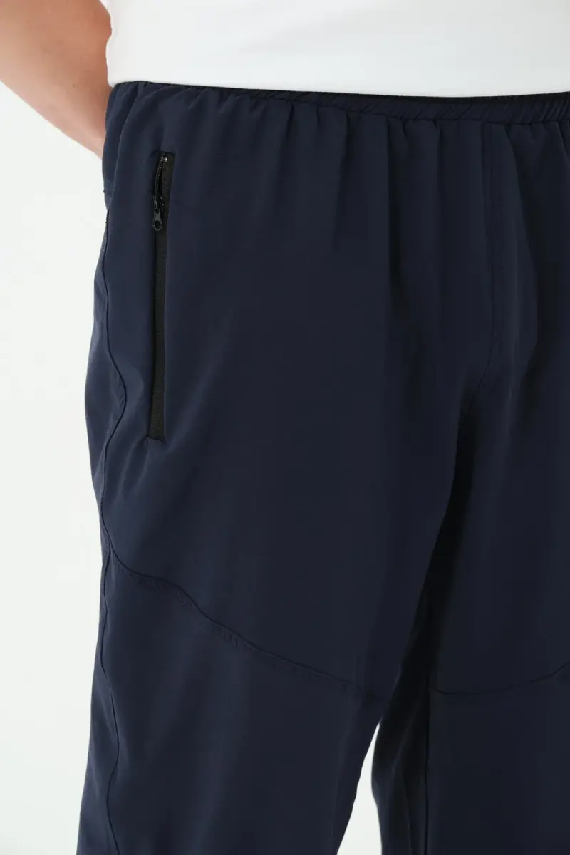 Erkek Uzun Deniz Şortu 2827-25 Koyu Lacivert - 8