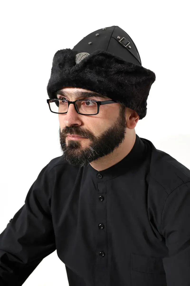 Ertuğrul Börk Şapka - Siyah - 2025 - 2