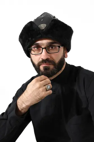 Ertuğrul Börk Şapka - Siyah - 3110 - İhvan (1)