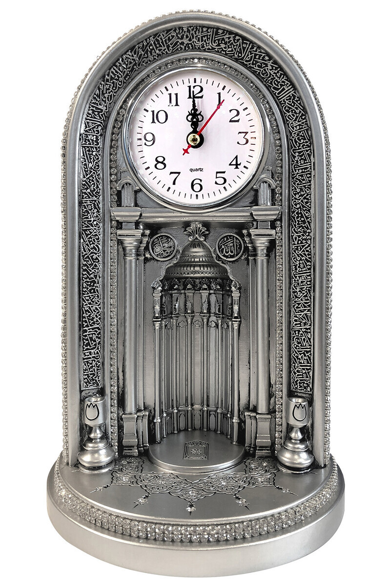 Eyüp Sultan Mosque Clock Mihrab Trinket Large Silver