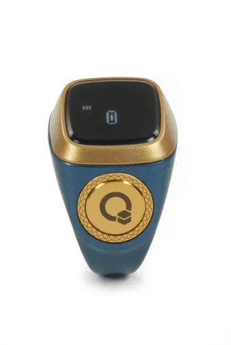 Ezan Okuyan Dijital Yüzük Tesbih Zikirmatik - Mavi - ihvanonline (1)