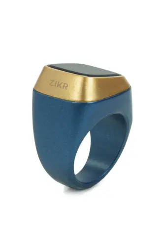 Ezan Okuyan Dijital Yüzük Tesbih Zikirmatik - Mavi - 3