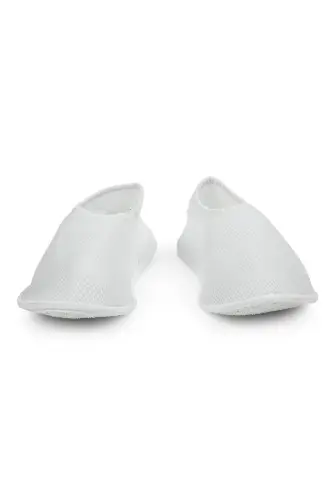 Fileli Nefes Alabilen Hac Umre Tavaf Patiği Beyaz - 3