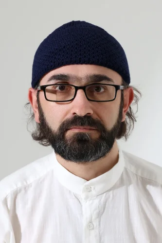 Fındık Desen Orlon Katlamalı Kışlık Namaz Takkesi, Sıcak Tutan Bere Takke Lacivert - 4