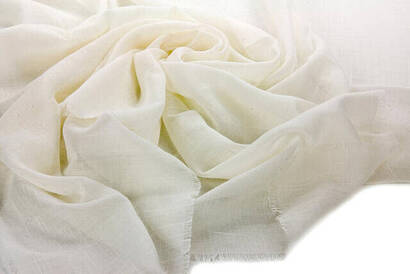Flamed Square Cotton Linen - Cream - 2