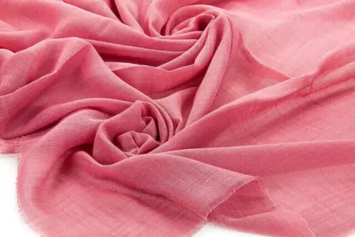 Flamed Square Cotton Linen - Fuchsia - 2
