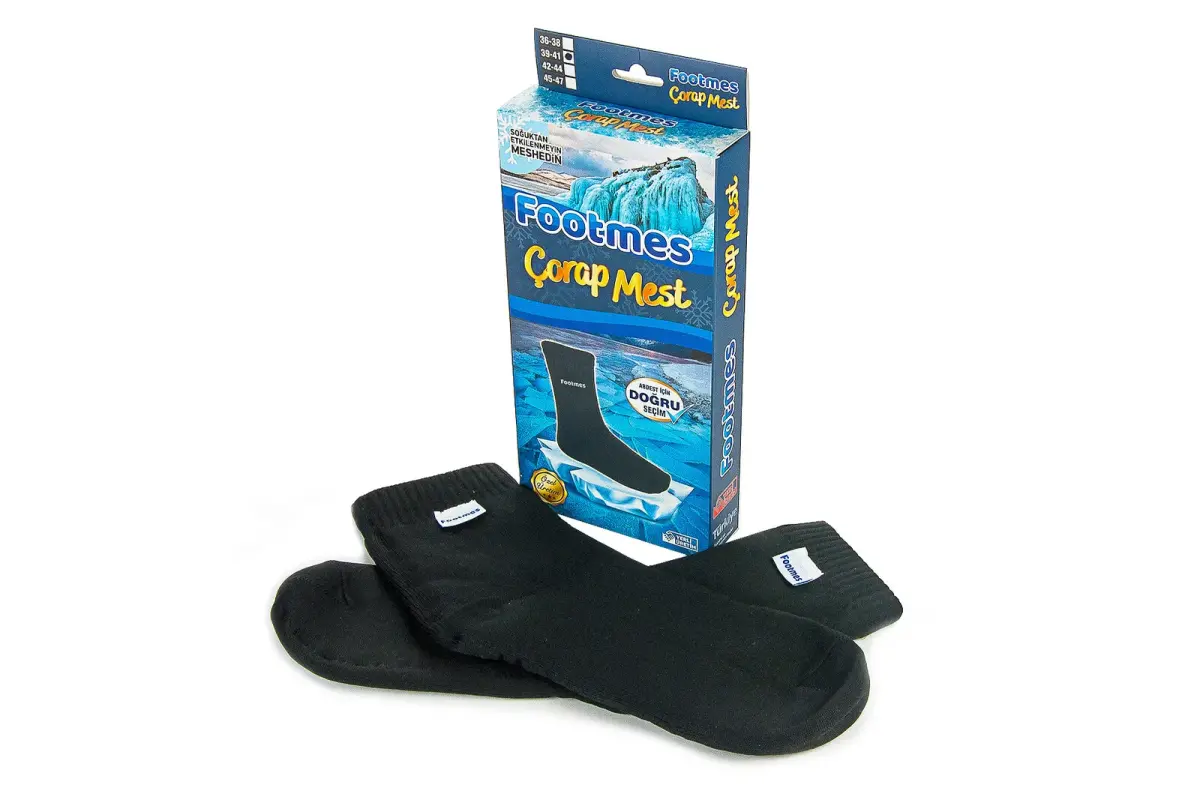 Footmes Su Geçirmez Çorap Mest, Ayakkabı ile Giyilebilen Abdest Çorap - 5