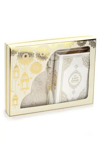 French Meal Quran Set - Gold Color - ihvanonline (1)