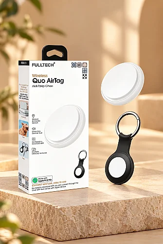 Fulltech Wireless Quo Akıllı Takip Cihazı - Apple Bul (Find My) Uyumlu Bluetooth Eşya Bulucu - 1