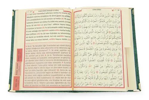 Gift Dowry Prayer Rug Set Green in Special Box - 7