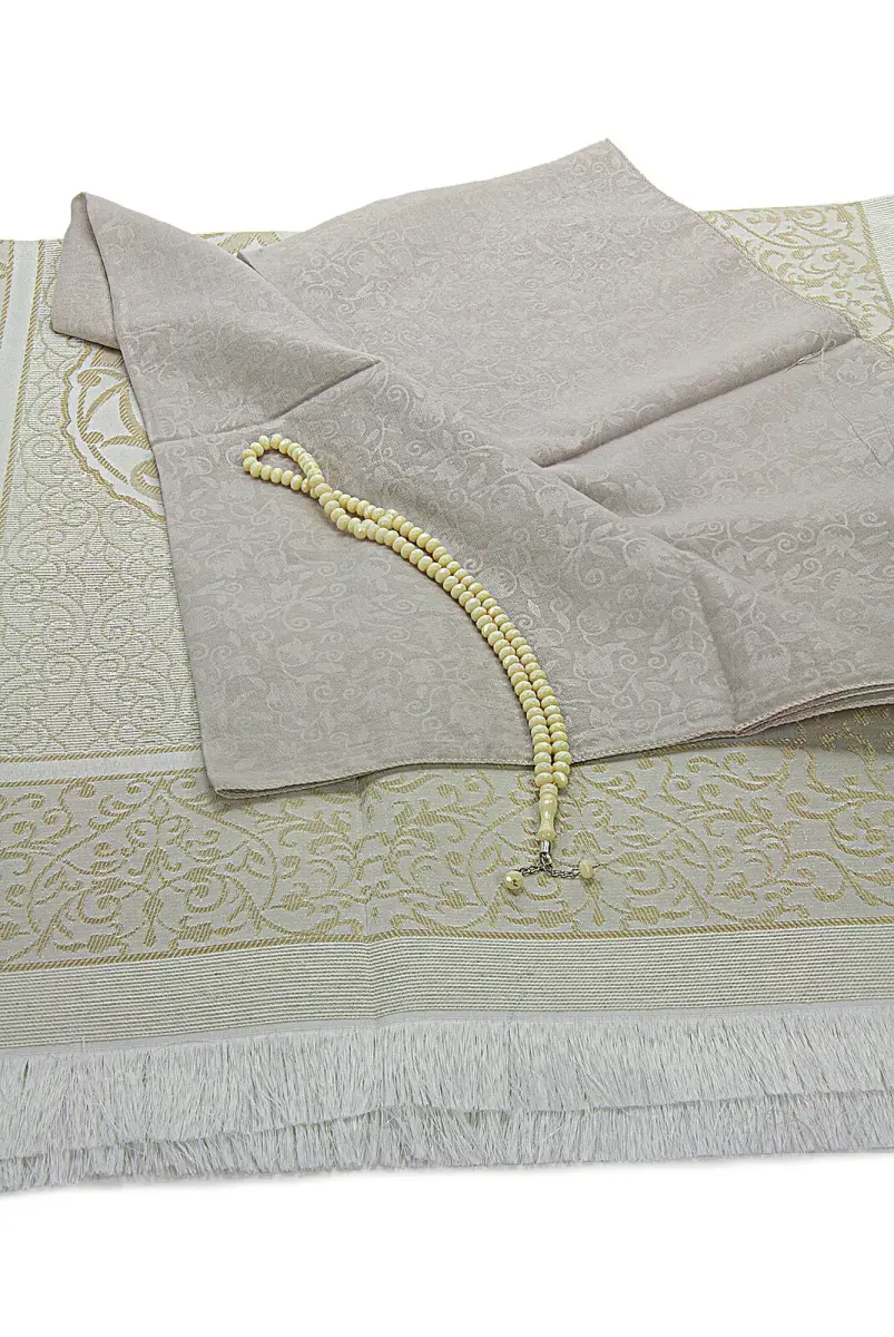 Gift Set for Hajj and Umrah, Birthdays, Mevlut, Kandil, Ramadan and Weddings - Cream - 3