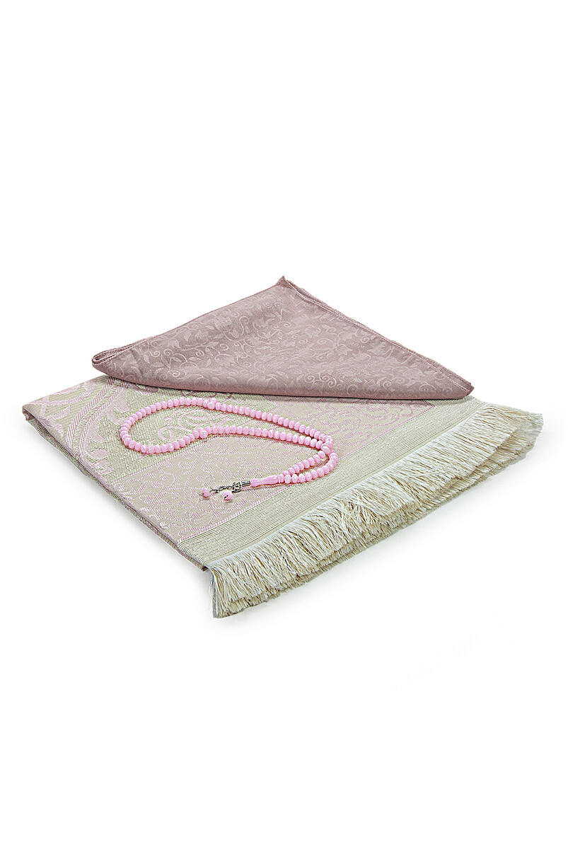 Gift Set for Hajj and Umrah, Birthdays, Mevlut, Kandil, Ramadan, and Weddings - Pink - 2