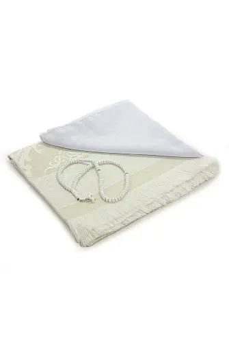 Gift Set for Hajj and Umrah, Birthdays, Mevlut, Kandil, Ramadan, and Weddings - White - İhvan (1)