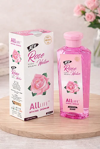 Doğal Gülsuyu 350 ml – %100 Saf Gül Suyu Yüz ve Cilt Bakımı İçin - 1