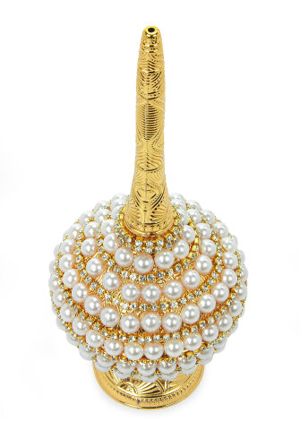 Gold Güldanlık – Gül Suyu Şişesi Zarif Tasarım Gül Suyu Kabı - 3