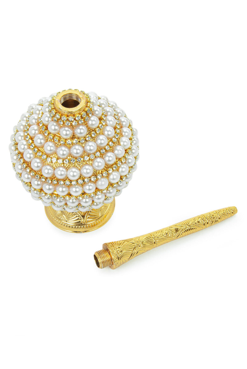 Gold Güldanlık – Gül Suyu Şişesi Zarif Tasarım Gül Suyu Kabı - 6