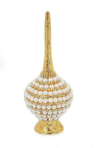 Gold Güldanlık – Gül Suyu Şişesi Zarif Tasarım Gül Suyu Kabı - 3