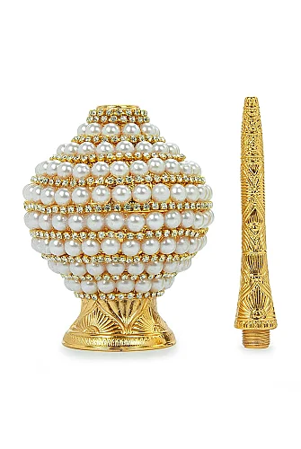 Gold Güldanlık – Gül Suyu Şişesi Zarif Tasarım Gül Suyu Kabı - 8